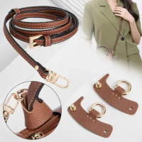 Replacement Women Conversion Handbag Belts Hang Buckle Crossbody Bags Accessories Genuine Leather Strap For Longchamp
