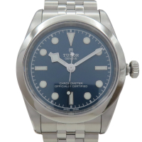 【二手名牌BRAND OFF】TUDOR 帝舵 藍色錶盤 不鏽鋼 Black Bay 31 腕錶 79600