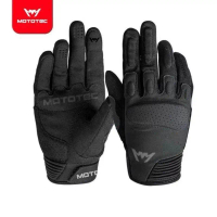 MOTOTEC MT-RG01 ถุงมือขับมอเตอร์ไซด์ ผ้าไมโครไฟเบอร์ น้ำหนักเบา ระบายอากาศดี ใส่สบาย เหมาะสำหรับ Bik