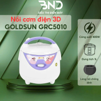 Nồi cơm điện 3D Goldsun GRC5010 lòng nồi chống dính dung tích 1L công suất 400W bảo hành chính hãng 