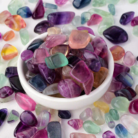 Đá Nghiền Pha Lê Tự Nhiên, Hình Dạng Tự Do Fluorite, Đá Thả, Đá Thô Fluorite, Đá khử từ, Đồ Trang Tr