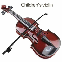 兒童小提琴可拉響初學者學練琴可彈奏仿真樂器小提琴玩具模型(大號需宅配）