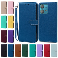 For Motorola Edge 40 Case Cover For Moto Edge 40 Fundas Leather Wallet Flip Cases Edge40 Pro Neo Bumper with Card Holder Cover