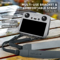 DJI Mini 3 Pro Controller Lanyard Neck Strap with PU Leather Strap Shoulder Belt for DJI Mini 3 Smart RC PRO drone Accessories