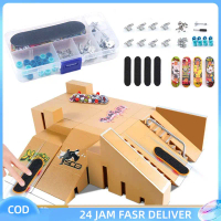 5 Unit Diy Finger Skate Board Set Finger Board Toy Mainan Skateboard Skate Board Finger Board Mainan