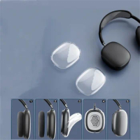 Transparent Soft TPU Protective Case For Airpods Max Wireless Headphone Earphone Accessories Clear Anti-scratch Cover Shell
