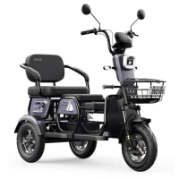 wholesale High quality cheap electric cargo tricycle mobility scooter three 3 wheels car adult electric tricycles custom