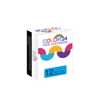 【Color24】for Brother TZ-531/TZe-531 藍底黑字 副廠 相容標籤帶_寬度12mm(適用 PT-H110 / PT-P300BT)