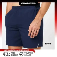 Celana Pendek Olahraga Pria Anko Active Mens Dual Layer Shorts|Celana Olahraga Lari Cowo Running Sho