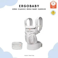 Ergobaby Omni Classic Mesh Baby Carrier | Gendongan Bayi Pearl Grey