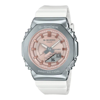 【CASIO 卡西歐】G-SHOCK冬季光彩系列雙顯錶(GM-S2100WS-7A)