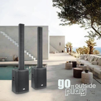 600W Bluetooth Pro Audio Outdoor Dj Karaoke Party 15inch Subwoofer Column Portable Speaker Line Array Audio Pa Sound System