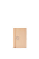 LOEWE短夾 Anagram small vertical wallet in pebble grain calfskin