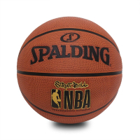SPALDING 籃球 Street Rubber Ball 斯伯丁 7號球 室外 運動休閒 咖啡 金 SPA73799