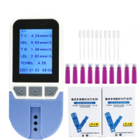 4 in 1 Lipid Profile Meter Total Cholesterol TC Triglyceride TG High Low Density Lipoprotein HDL Test Analyzer System Monitor