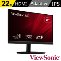 【ViewSonic 優派】VA2209-MH 22型 IPS 75Hz 護眼電腦螢幕(內建喇叭/4ms)