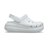 【Crocs】Crush Clog 男鞋 女鞋 月光灰色 泡芙克駱格 厚底 休閒 中性 卡駱馳 涼拖鞋 2075211NK