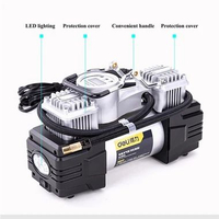 SKY - Deli Kompresor Angin Mini Digital Silinder Ganda Otomatis 180W DL8060
