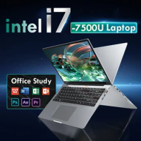 14.1'' Windows 11 Laptop Computer Intel Core i7 7500U 20GB DDR4 512GB 1TB SSD Unlock Notebook PC Computer 1080P Office Laptops
