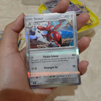 Scizor R 129/190 S SV4A Holo Foil Pokemon TCG Indonesia