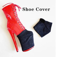 Shoes Protective Pole Dance Boots Cover High Heels 20cm Waterproof Platform 10cm Suede Material Strong Wear-resistant