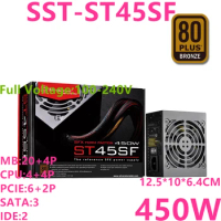 New Original PSU For SilverStone ST45SF ST30SF SFX ITX Game Mute PSU 450W 300W Power Supply SST-ST45SF SST-ST30SF