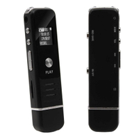 K33口袋錄音筆 一鍵錄音 高音質 液晶螢幕 隨錄即聽 USB讀寫 立體喇叭 外接3.5mm