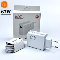 Xiaomi redmi note 12 pro Charger 67W Power Adapter 6A Type C cable For Redmi Note 13 Pro K40 50 K60E 11 12 Mi 14 13 12 11 Pro