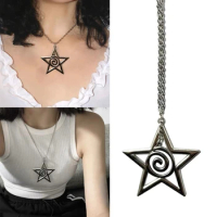 Star Necklace Y2K Hollow Star Charm Choker Personalize Clavicle Chain Necklace Dropshipping
