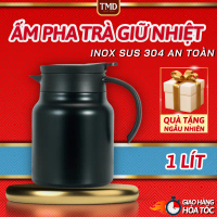 Ấm Pha Trà Giữ Nhiệt Inox SUS 316 Dung Tích 1 LÍT Hàng Cao Cấp - Ca Nước Giữ Nhiệt Đựng Nước Nóng