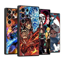 Demon Slayer Nezuko Anime Phone Case for Samsung Galaxy S22 Note 20 Ultra S23 S21 S20 FE S10 S10E Silicone Cases