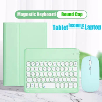 Keyboard Mouse Case for Huawei Matepad Pro 10.8 2021 for Matepad 5G Pro 10.8 10.4 T10S T10 for Matepad 11 SE 10.1 Foldable Case