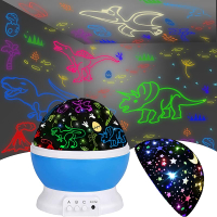 Night Light for KidsDinosaur Toys for 3 4 5 6 7 8 Year Old BoysStar Projector 360 Degree Rotation - 