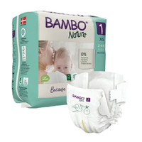 BAMBO 伴寶樂 嬰兒紙尿褲-自然風 1號 2-4kg  (22片/6包/箱)【杏一】