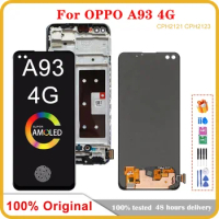 6.43" Original AMOLED For Oppo A93 4G LCD Display Touch Screen Digitizer ReplacementFor Oppo A93 CPH2121 Display Screen LCD
