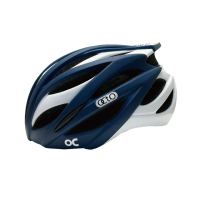 【OCTO】義大利 MARCO 517透氣輕量安全帽 藍白(防護/安全帽/單車/自行車)