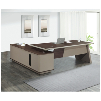 AS DESIGN雅司家具-伊諾克雙配色含側櫃2米L型辦公桌-總寬:200x75cm 桌面:180x85x75cm 側櫃180x50x64cm