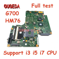OUGEDA 11S10250048 BAMBI main board for Lenovo Ideapad G700 laptop motherboard HM76 J8E support i3 i5 i7 CPU full tested