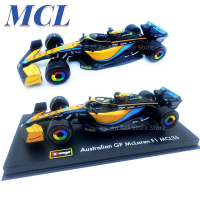 Burago 1:43 2022 F1แม็คลาเรน MCL36 #3 Daniel Ricciardo #4แลนโด Norris ล้อแม็กรถยนต์รุ่นจำลองตกแต่งของที่ระลึกคอลเลกชันของเล่น
