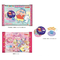 【江戶物語】(特價) 萬代 HEART 蠟筆小新/小魔女 DOREMI 汽水風味糖果 鐵盒 盲盒 BANDAI 日本原裝