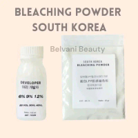 Bleaching Rambut Korea LPP + Developer level 9 Kemasan 50gr dan 100gr BLEACH KOREAN POWDER Warna Tah