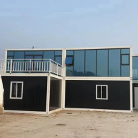 Flat pack house modules Detachable Residential mobile Container House With Bedrooms and bathrooms assembly home office