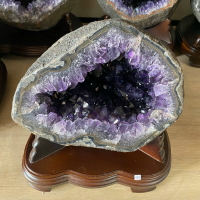天然 烏拉圭🇺🇾5A財寶袋圓洞型 紫晶洞 紫水晶洞 🔮 靠山 天然聚寶甕 😘系列 7.6kg 編號:488