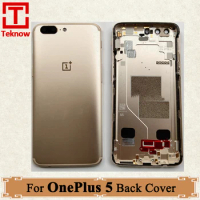 100% Original For Oneplus 5 Back Housing Back Battery Cover Oneplus5 Rear Door Case For Oneplus 5 Back Housing One Plus 5 A5000