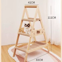 貓爬架實木四季通用貓架多層貓別墅貓咪玩具吊牀多貓可用抓板