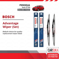 Bosch Advantage U Hook Wiper Set untuk Perodua Axia D74A (21\/14\")"