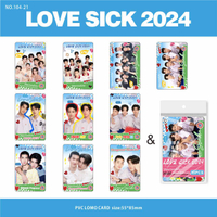 92 ชิ้น Love Sick 2024 การ์ด Love Sick Photocards การ์ดเล็ก สติ๊กเกอร์รูปดาว การ์ดอวยพร การ์ด LOMO L