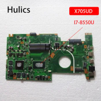 Hulics Used For Asus X705UDR X705UD X705 N705U Laptop Motherboard Main Board T7-8550U