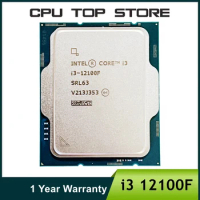 Intel Core i3 12100F 3.3 GHz 4-core 8-thread CPU processor L3 = 12M 58W LGA 1700 No Fan