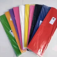 (HARGA 1 METER)PLASTIK LAYANGAN MERK ELANG WARNA WARNI merah
